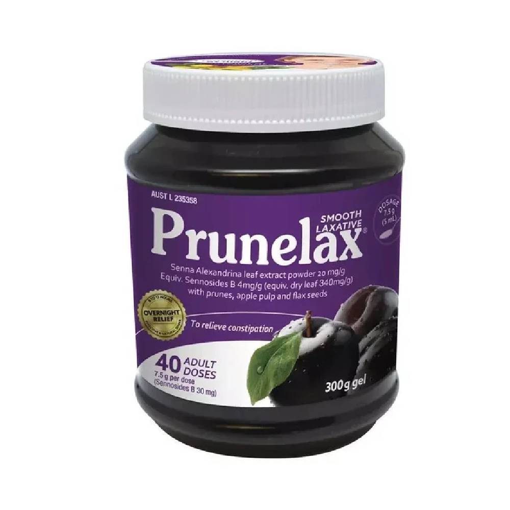 Prunelax Smooth Laxative Gel Overnight Relief – 300g/10.6 oz