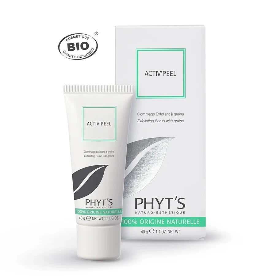 PHYT'S Activ’Peel Exfoliating Scrub – Smooth Radiant Skin – 1.4 oz