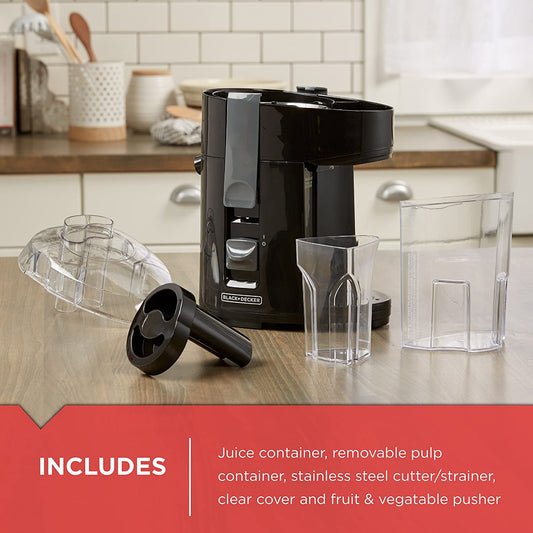 BLACK+DECKER Fruit and Vegetable Juice Extractor