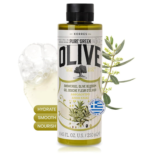Korres Pure Greek Olive Blossom Shower Gel Hydrating – 8.45 fl oz